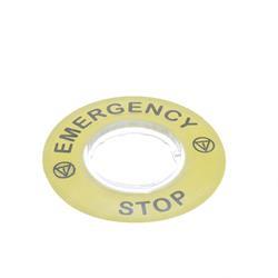 Picture of Emergency Pushbutton Label