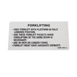 Picture of Decal Fork Lifting Boom
