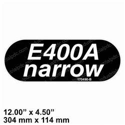 Picture of Decal Model Designation E400a