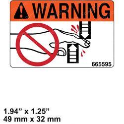 ca665595 DECAL - PINCH POINT