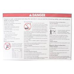 Picture of Decal Danger Gen Safety Gcp