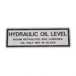 sy1230810 DECAL HYD OIL LEVEL