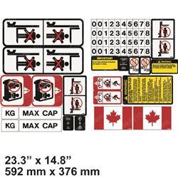 ty00591-07803-81 DECAL KIT - CANADIAN
