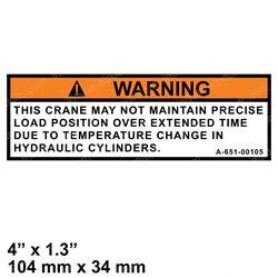 Picture of Decal - Pos Change W Temp