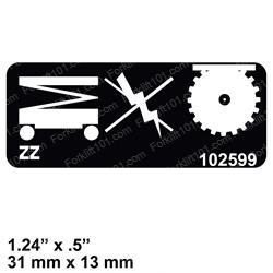 ci332-02599 DECAL - LIFT/OFF/DRIVE - (SCRATCH RESISTANT)