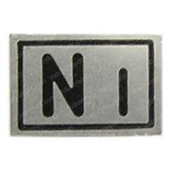 Picture of Plate -Terminl Number