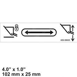 Picture of Decal Boom Lock Left Hand