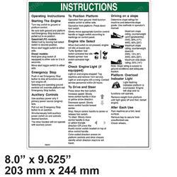 Picture of Decal-Instructions S40/45 Aus
