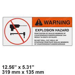 Picture of Decal - Warn Explosion Haz