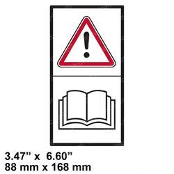 Picture of Decal - Caution Read Manual