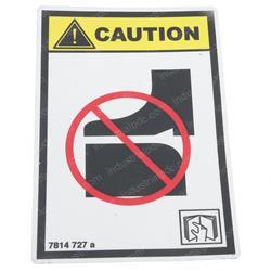 Picture of Hl-Decal-Caution Do Not Stand