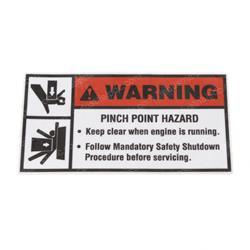Picture of Decal - Pinch Pt. Warning