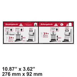 Picture of Decal - Floor Height + Load