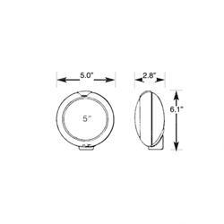 Picture of Worklight - 5 in Round