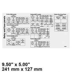 Picture of Decal Relay + Fuse Panels