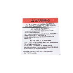 Picture of Decal - Extending Platform