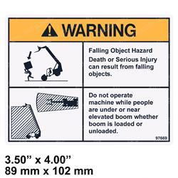 Picture of Decal Warn Falling Object Haz