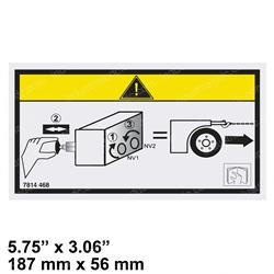 Picture of Decal - Brake Release Procedure