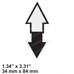 Picture of Decal - Arrow Up Down