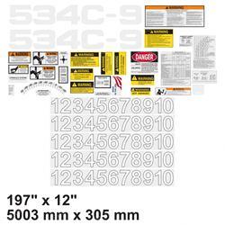 Picture of C-9 Decal Kit Wht