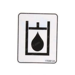 sy91970 DECAL - HYDRAULIC OIL