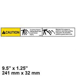 Picture of Decal -  Caution