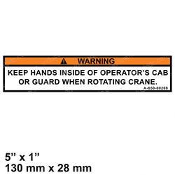 Picture of Decal - Warning Keep Hands in