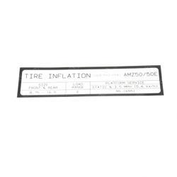Picture of Decal - Tire Inflation