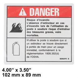 gn82862fr DECAL FIRE EXTINGUISHER