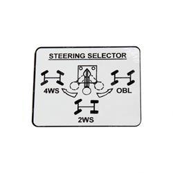 Picture of Decal  Steering Selector