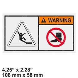 Picture of Decal - Warning Slip Hazard