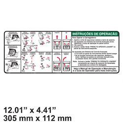 Picture of Decal - Instrucoes De Operacao