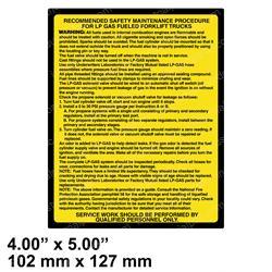 Picture of Name Plate - Safety Afs M486