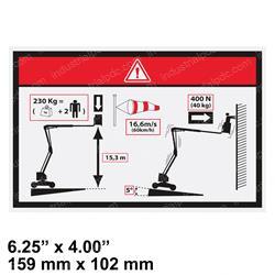 Picture of Decal - Wind Warning
