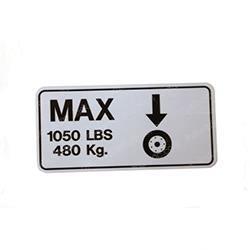 Picture of Decal - Tire Pressure