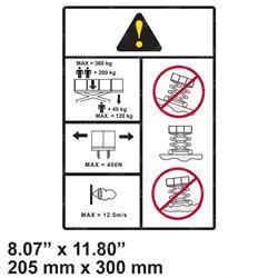 Picture of Decal  - Capacity 360kg