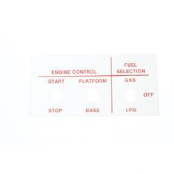 Picture of Decal - Engine Control