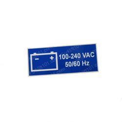 ew1dc38930 DECAL - POWER SUPPLY BATTERY