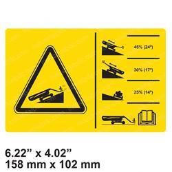 Picture of Decal - Symb Slope Rating Zx1