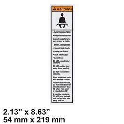 Picture of Decal/Warning Tilt Hzrd