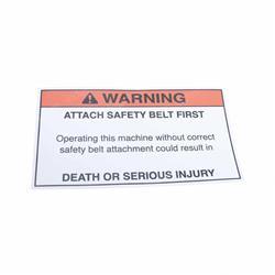 Picture of Decal - Caution Safety Belt