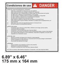 Picture of Decal - Danger (sp)