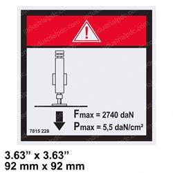 Picture of Decal Load Capacity