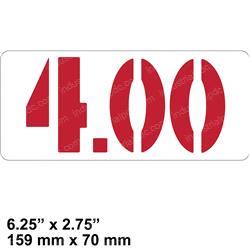 Picture of Decal-4.00