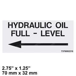 Picture of Decal - Hydraulic Oil Level