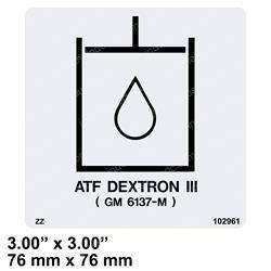Picture of Decal - Hydraulic Oil Only
