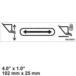 Picture of Decal Boom Lock Rh