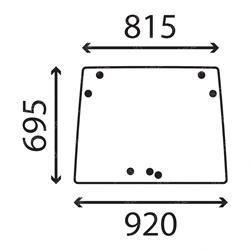 Picture of Tractor Cab Front Glasses