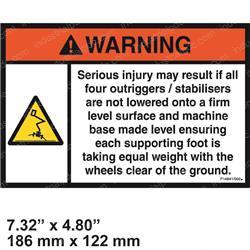 Picture of Decal - Warning