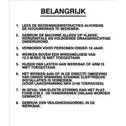 Picture of Decal - Gen Caution (dutch